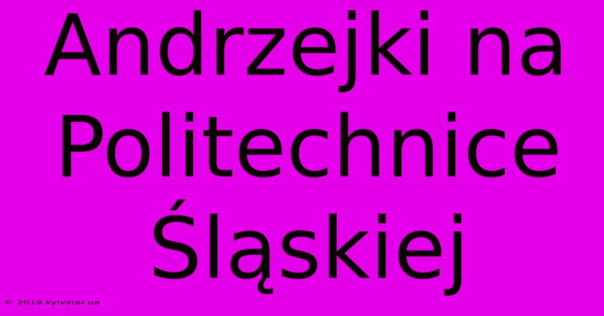 Andrzejki Na Politechnice Śląskiej