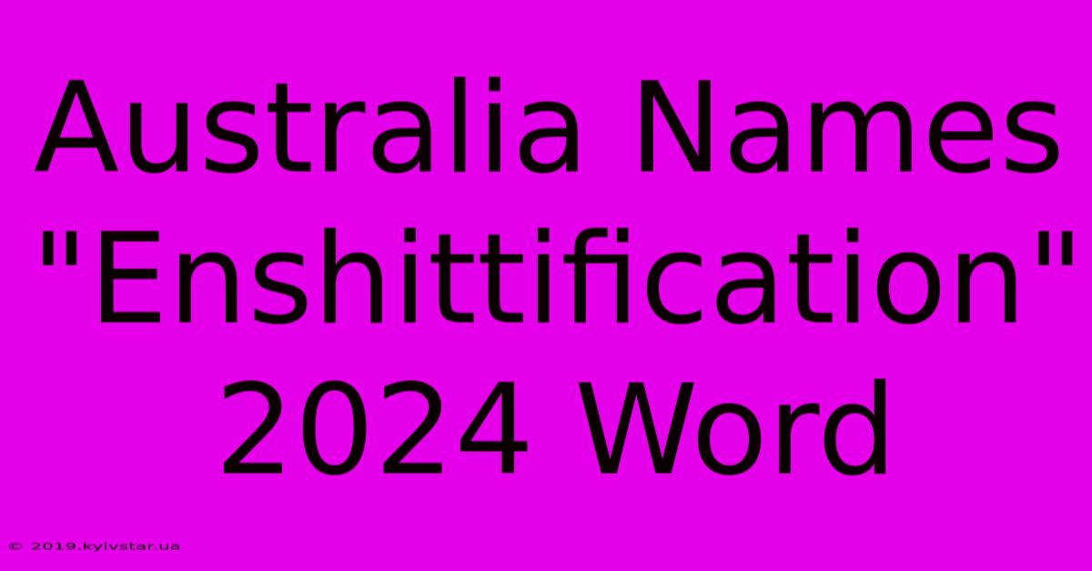 Australia Names 