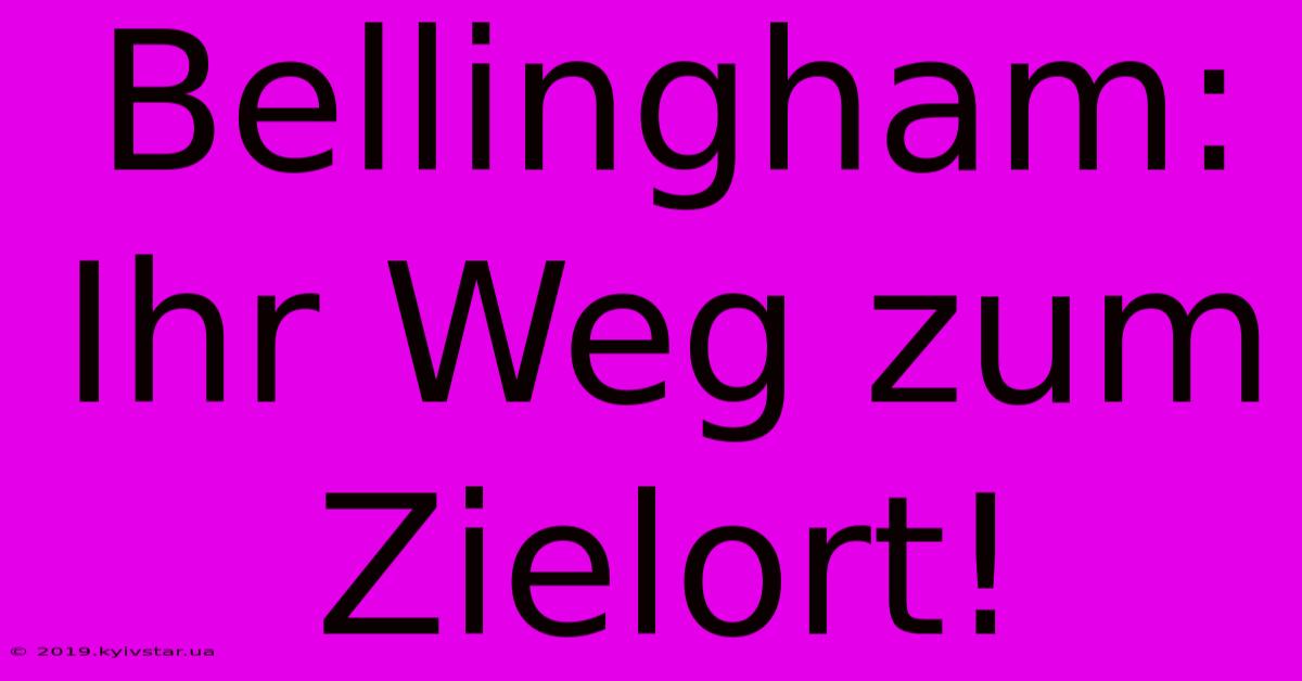 Bellingham:  Ihr Weg Zum Zielort!