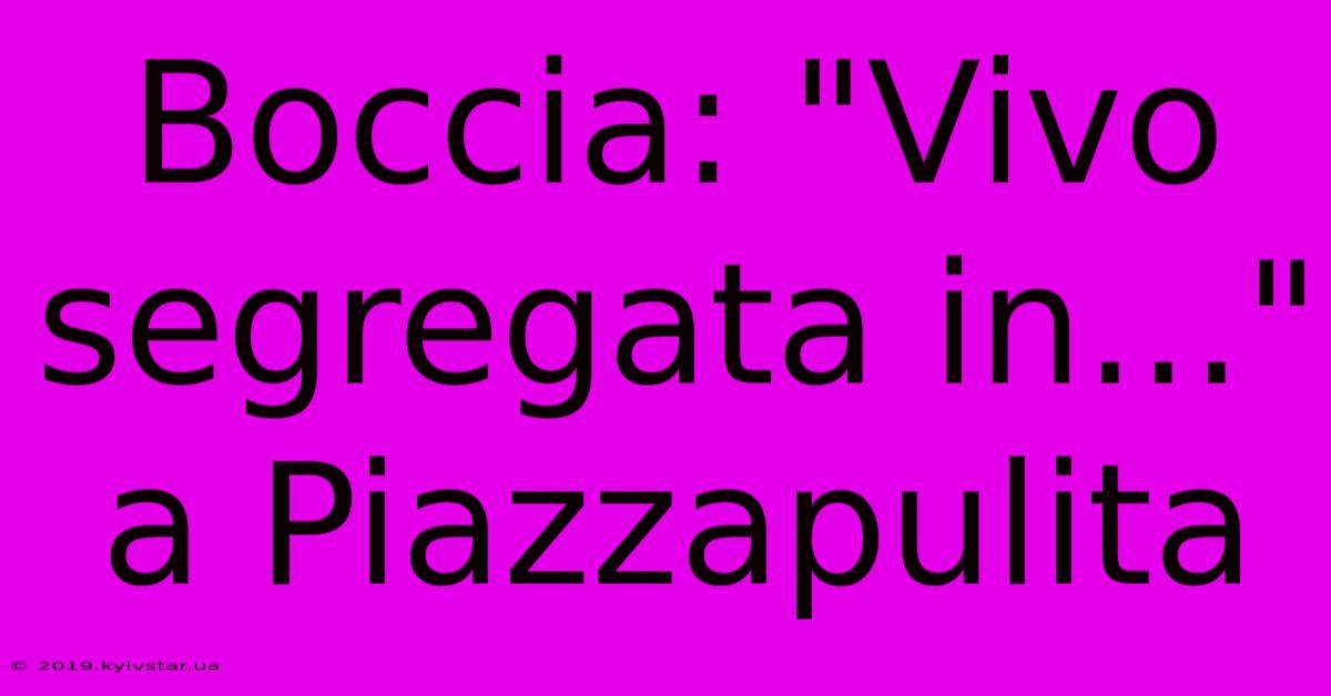 Boccia: 