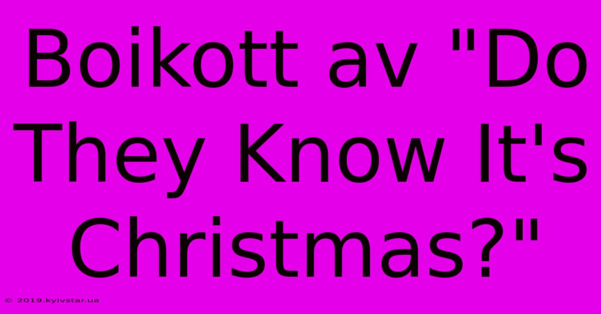 Boikott Av 