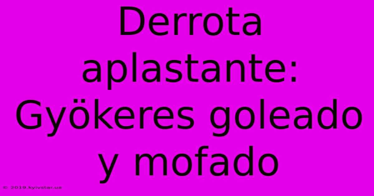 Derrota Aplastante: Gyökeres Goleado Y Mofado