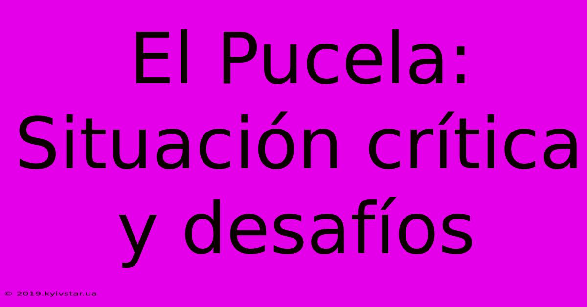 El Pucela:  Situación Crítica Y Desafíos