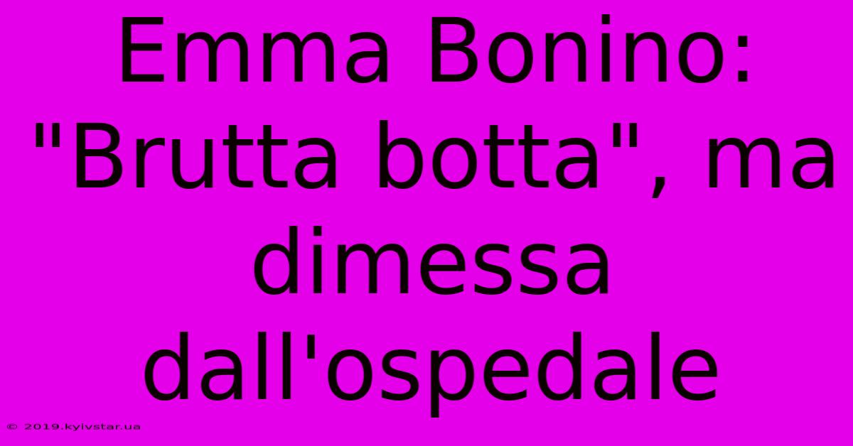 Emma Bonino: 