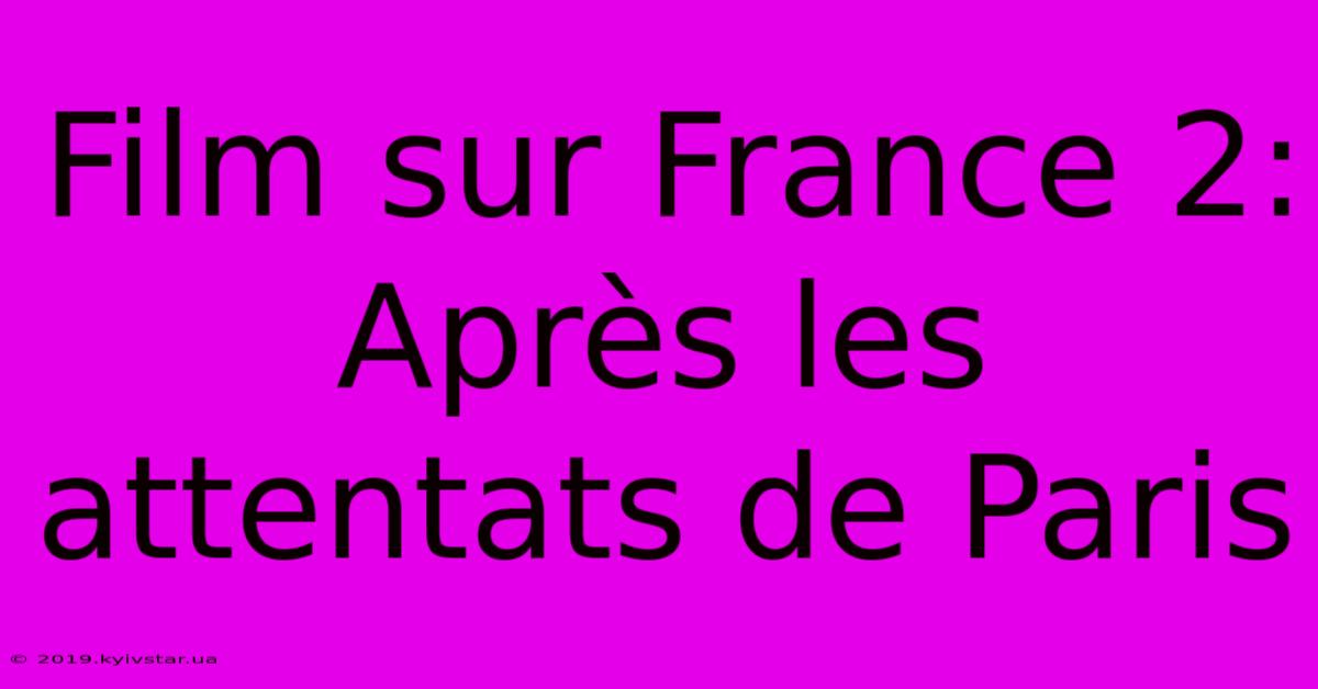 Film Sur France 2: Après Les Attentats De Paris