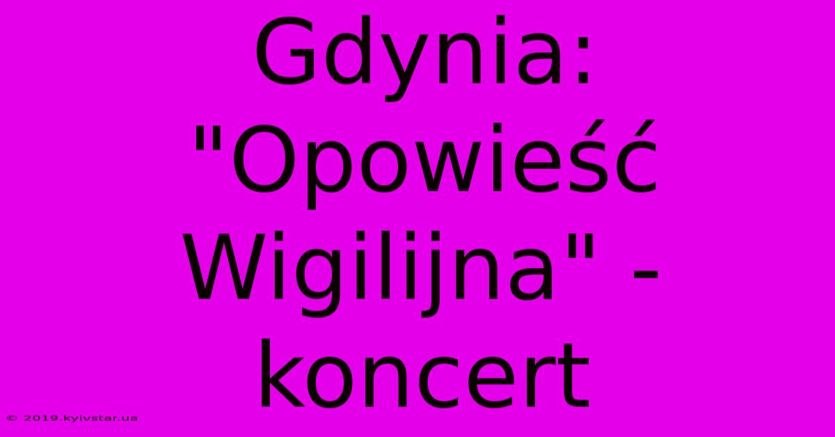 Gdynia: 