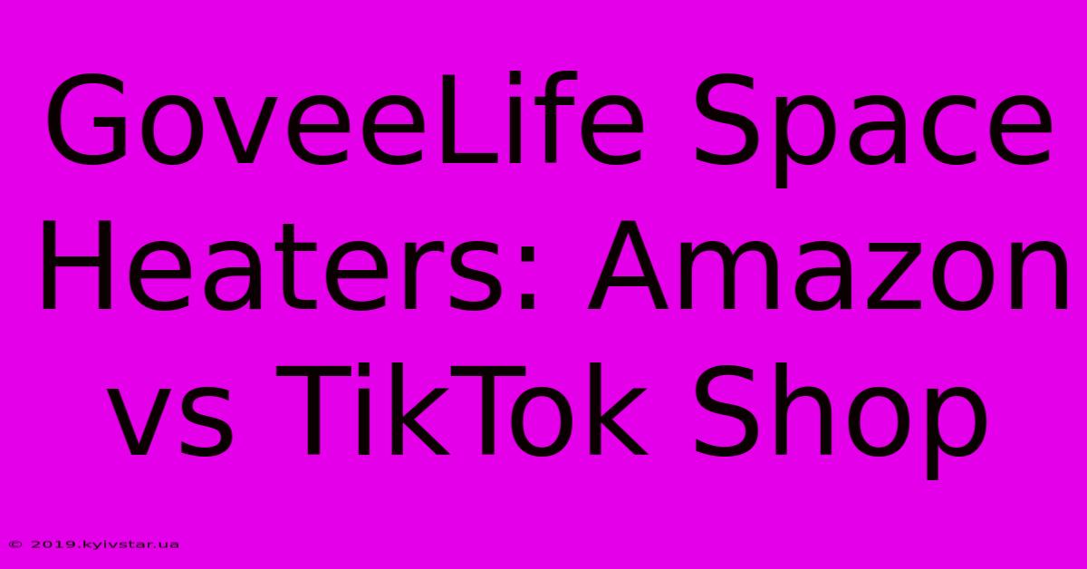 GoveeLife Space Heaters: Amazon Vs TikTok Shop