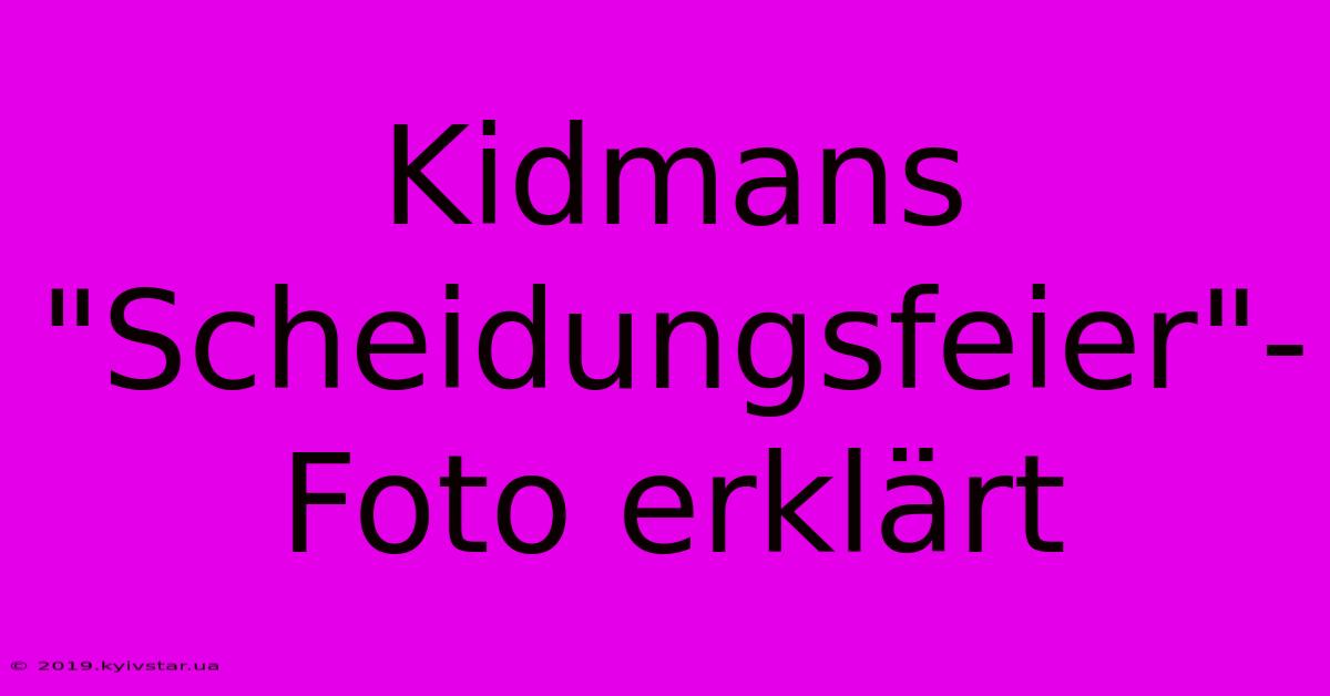 Kidmans 