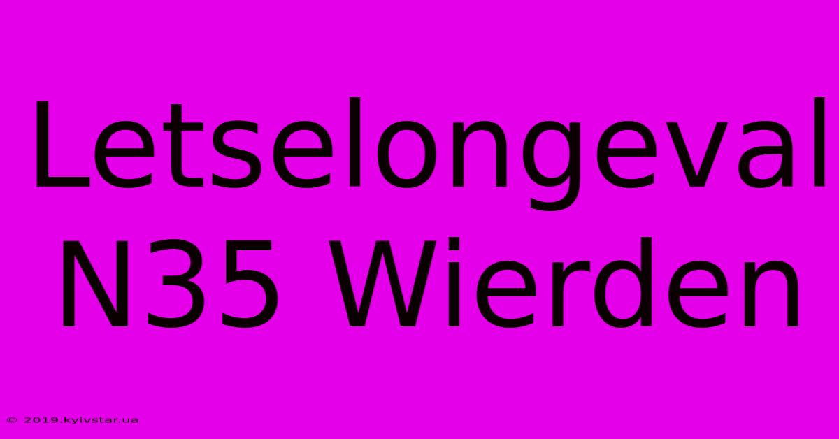 Letselongeval N35 Wierden