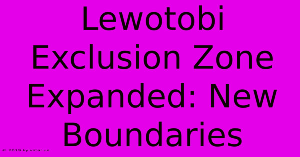 Lewotobi Exclusion Zone Expanded: New Boundaries