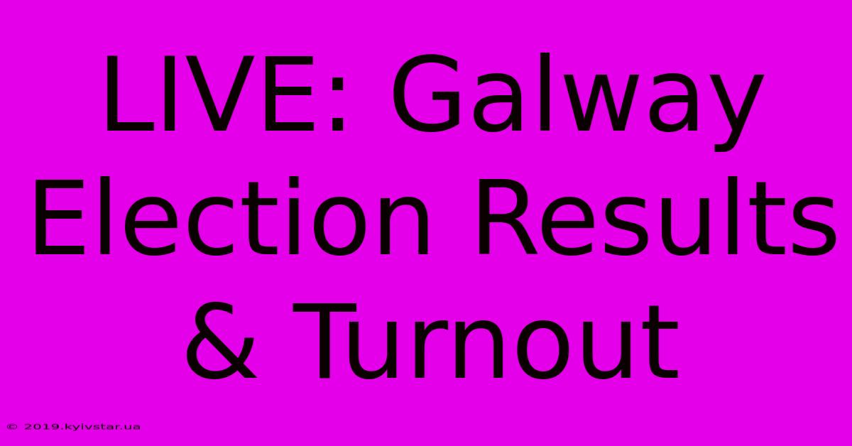 LIVE: Galway Election Results & Turnout