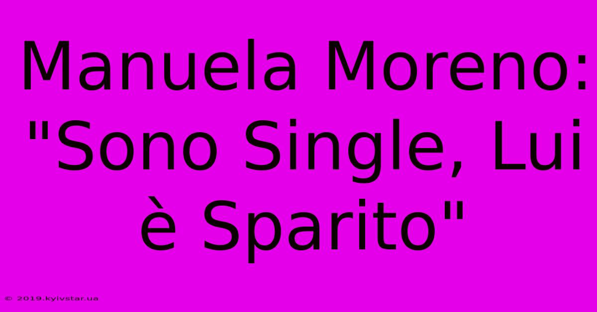 Manuela Moreno: 