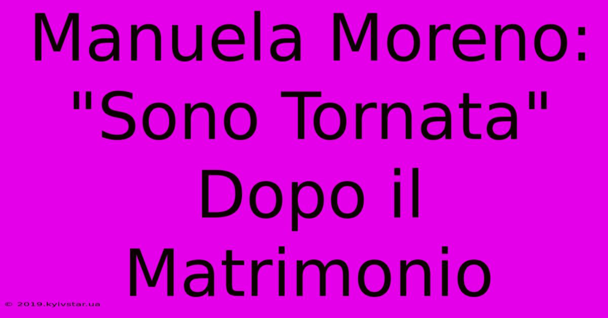 Manuela Moreno: 