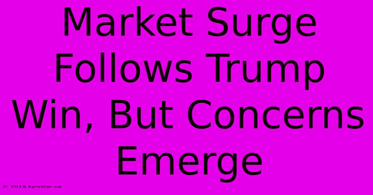 Market Surge Follows Trump Win, But Concerns Emerge