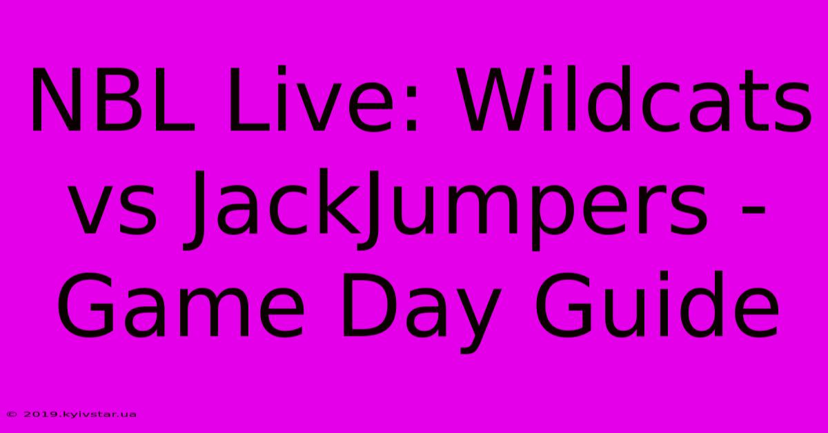 NBL Live: Wildcats Vs JackJumpers - Game Day Guide 