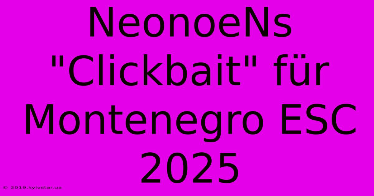 NeonoeNs 