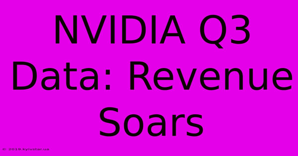 NVIDIA Q3 Data: Revenue Soars