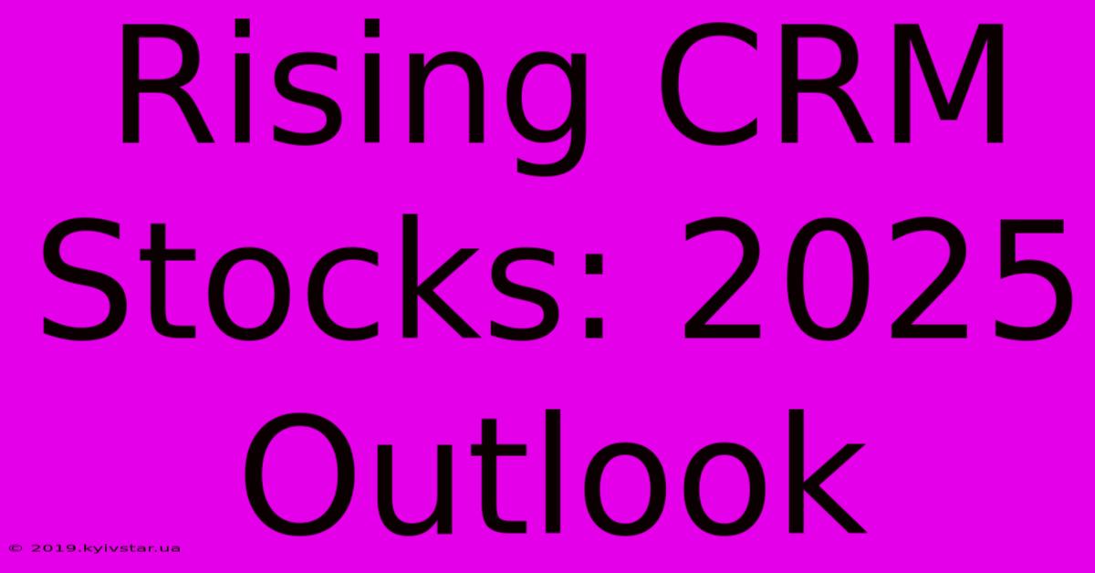 Rising CRM Stocks: 2025 Outlook