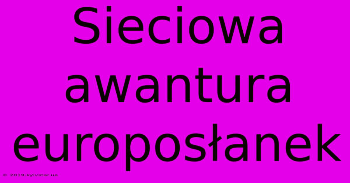 Sieciowa Awantura Europosłanek