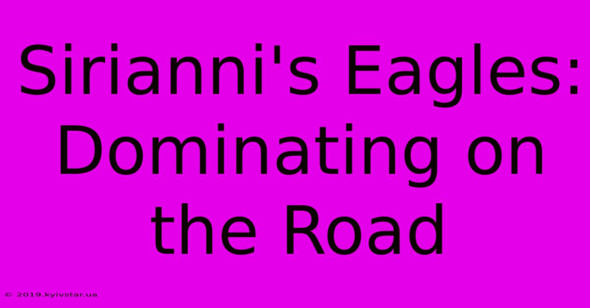 Sirianni's Eagles: Dominating On The Road