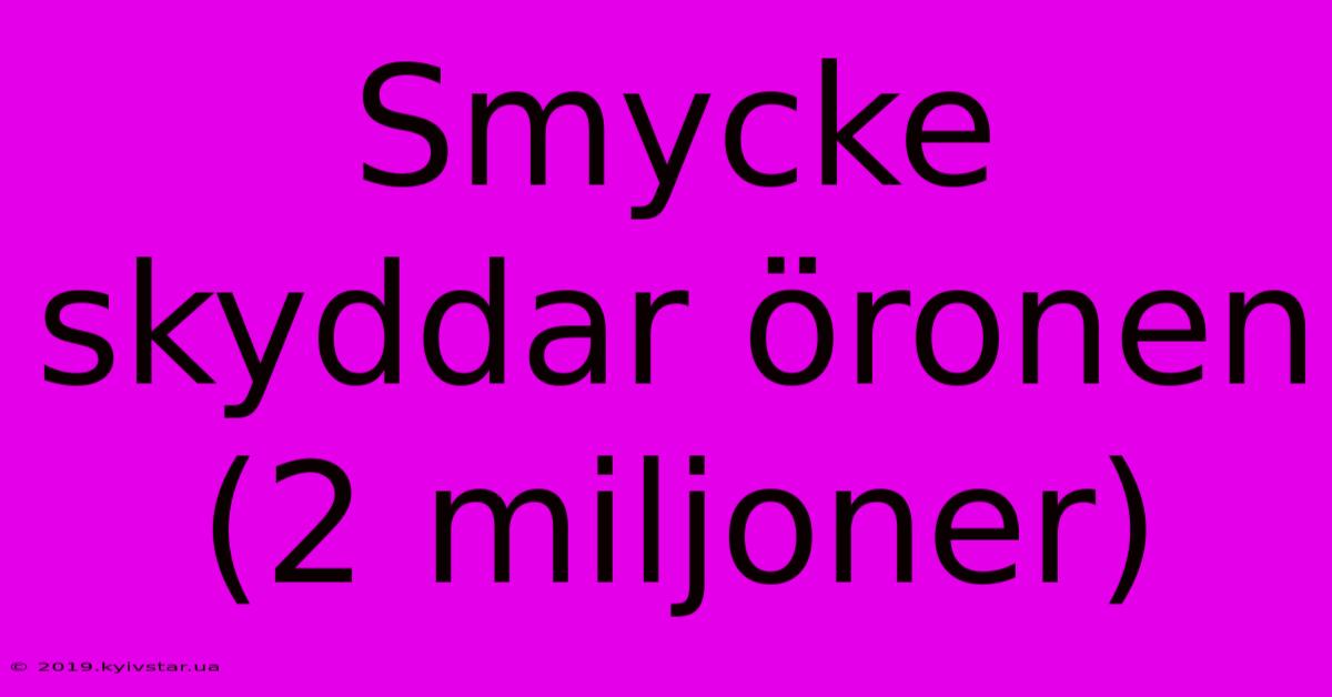 Smycke Skyddar Öronen (2 Miljoner)