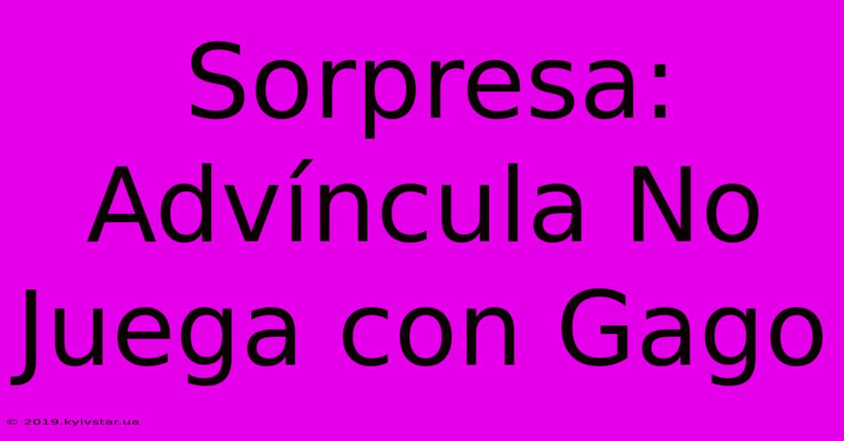 Sorpresa: Advíncula No Juega Con Gago