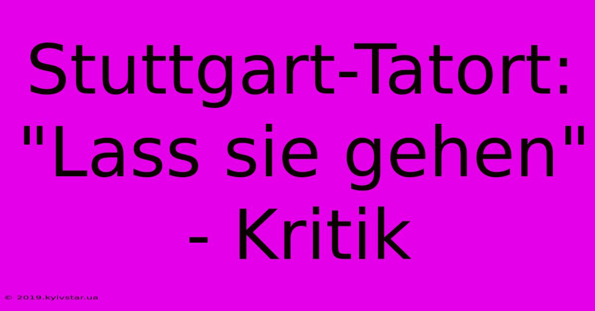 Stuttgart-Tatort: 