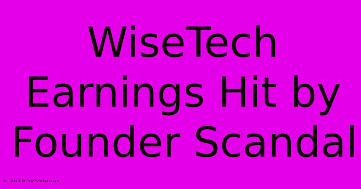 WiseTech Earnings Hit By Founder Scandal